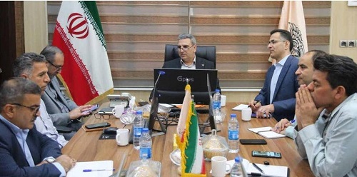 نشست مدیرعامل شرکت راه آهن حمل و نقل با نمایندگان شرکت فولاد شادگان
